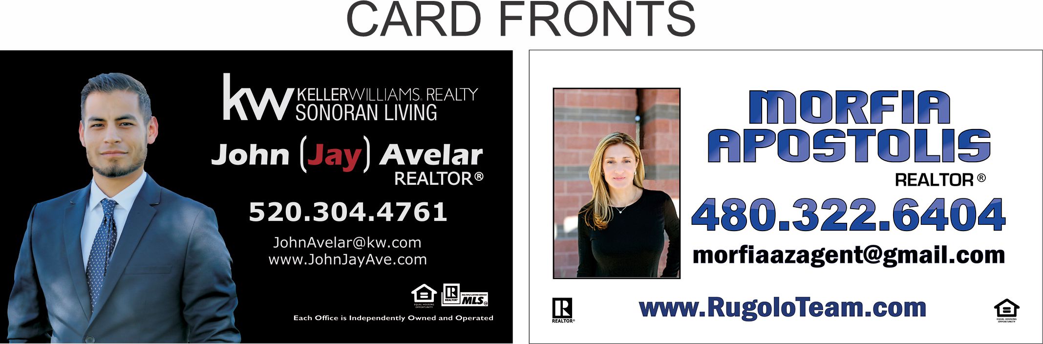 Click here for my Card Fronts